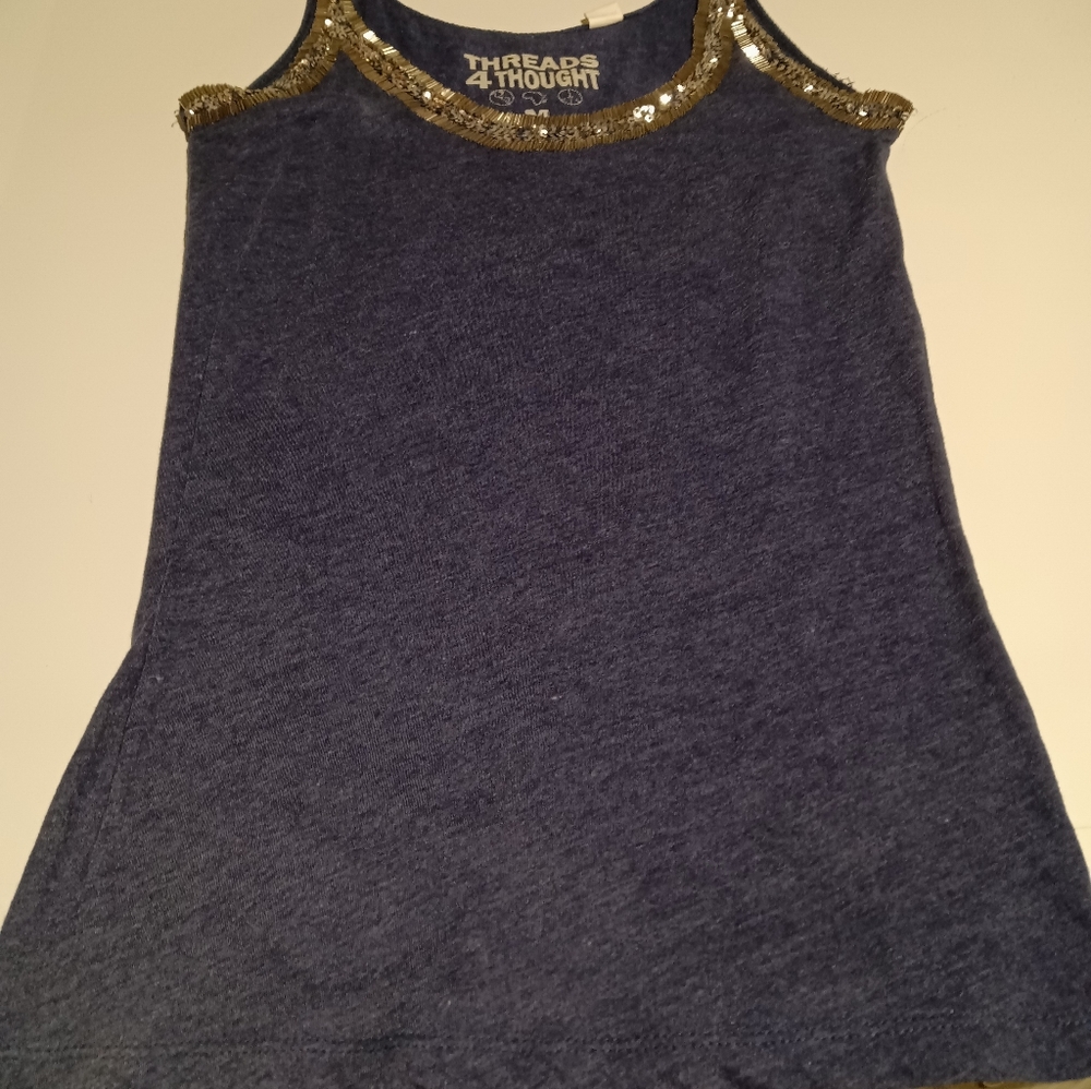 NWOT Thread for Thoughts beaded tank top